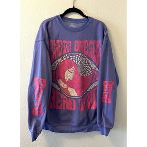 Grateful Dead Head Sweatshirt Size S/M Psychedelic Grunge Urban Outfitters Retro